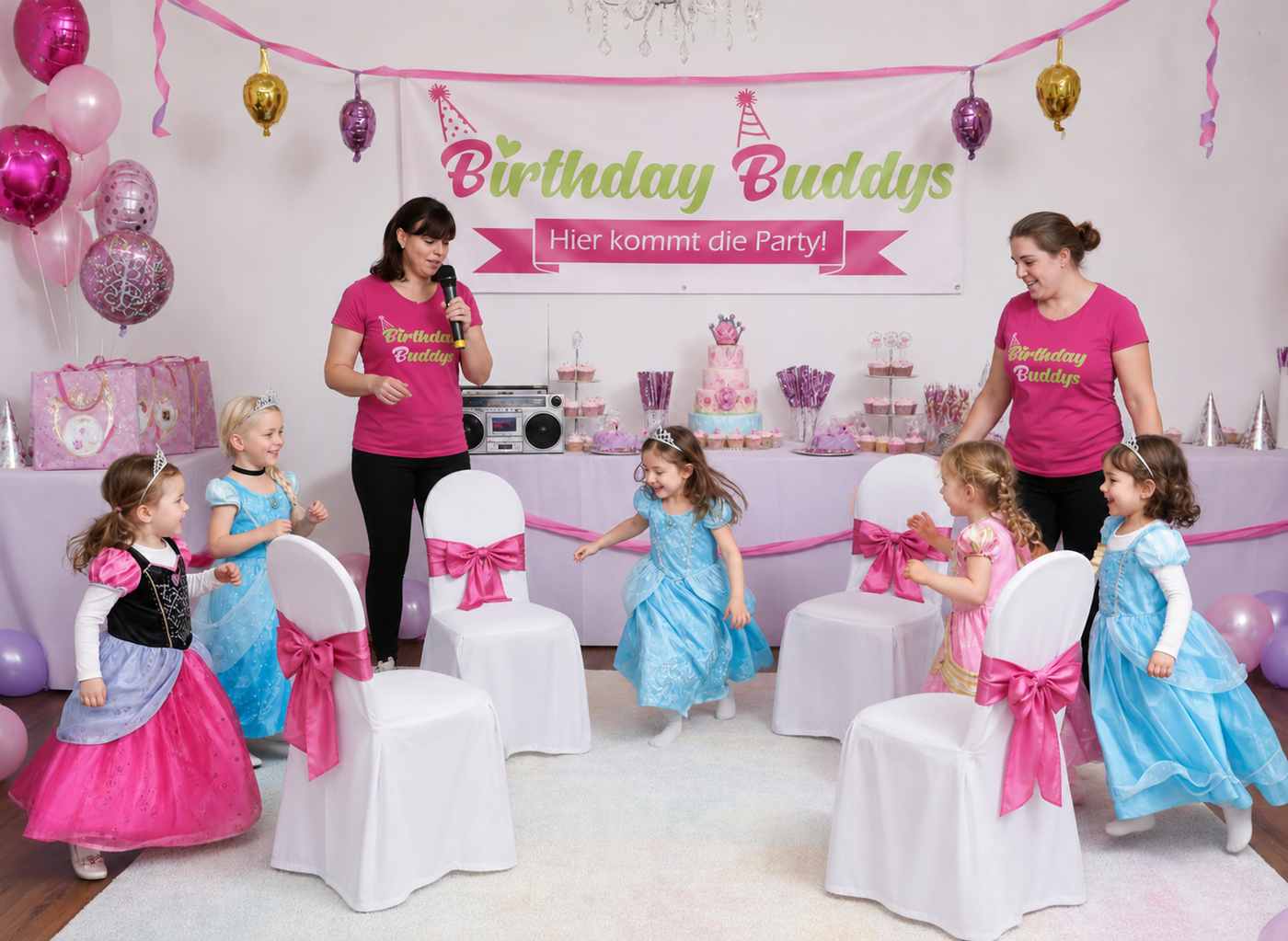 Mottoparty Prinzessin  Superheld-Einschulung-Birthdaybuddys-Kinderanimation-Kinderbetreuung-Kindergeburtstag-Oranienburg-Kinderparty
